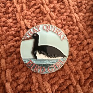 That Quirky Bird Girl High-Quality Pin